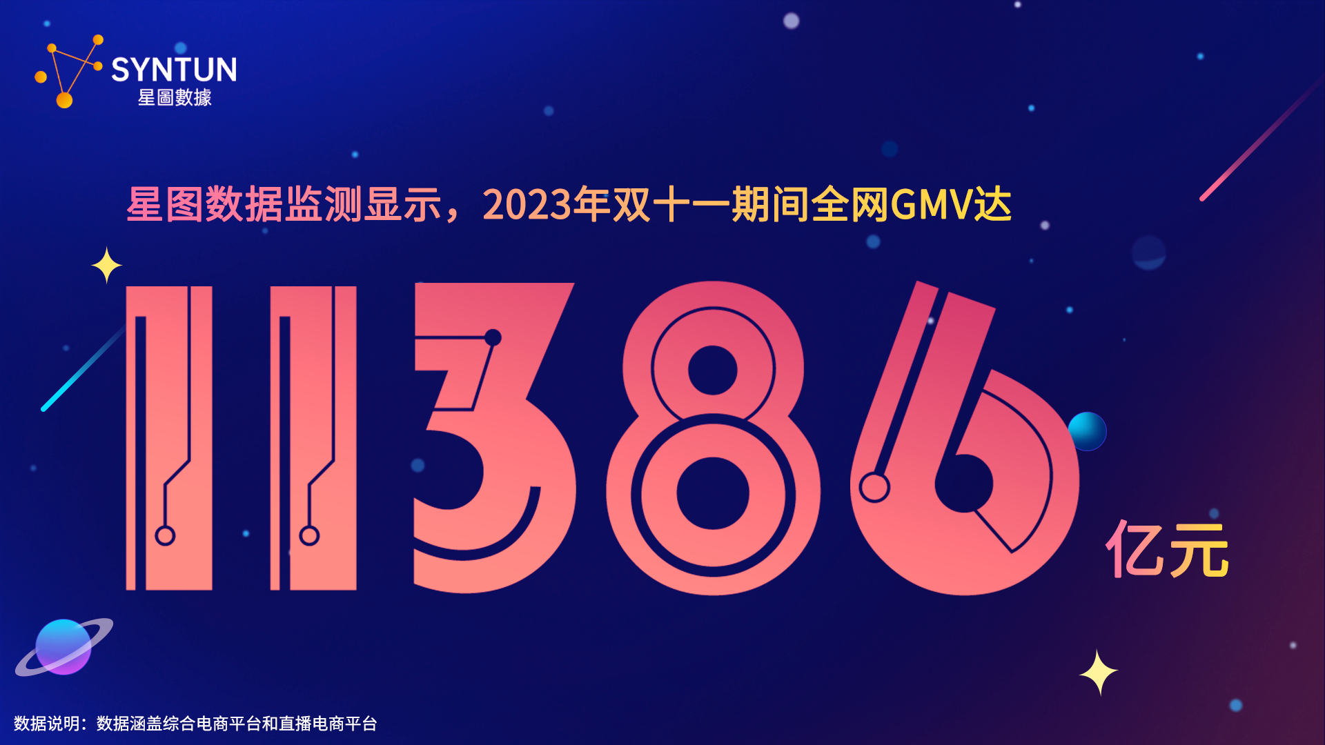 星图数据发布2023年双十一全网销售战报